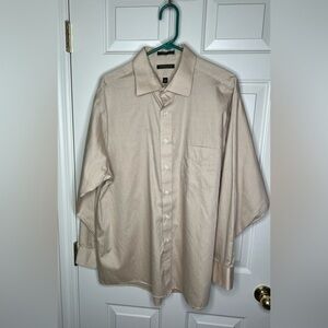 Van Heusen Men’s Long Sleeve button down shirt, 18 34/35